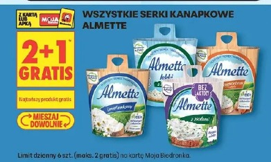 Wszystkie serki kanapkowe Almette