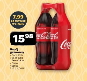 Napój gazowany Coca-Cola Coca-Cola Zero Cukru Fanta Sprite