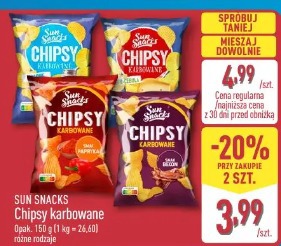 Sun Snacks Chipsy karbowane