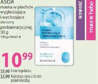 Asoa maska w płachcie wygładzająca i wyciszająca do cery problematycznej