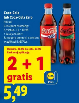 Coca-Cola lub Coca-Cola Zero