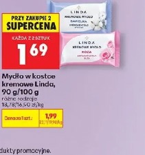 Mydło w kostce kremowe Linda