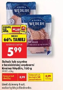 Schab lub szynka z beskidzkiej wędzarni Kraina Wędlin