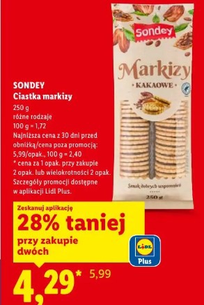 Sondey Ciastka markizy