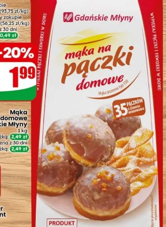 Mąka na pączki domowe Gdańskie Młyny