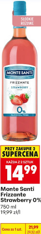 Monte Santi Frizzante Strawberry 0%