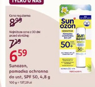 Sunozon pomadka ochronna do ust SPF 50+