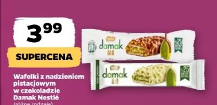 Wafelki z nadzieniem pistacjowym w czekoladzie Damak Nestlé