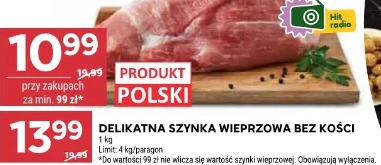Delikatna szynka wieprzowa bez kości
