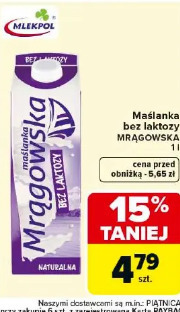 Maślanka bez laktozy MRĄGOWSKA