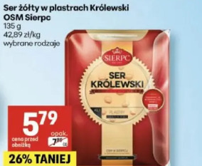 Ser żółty w plastrach Królewski OSM Sierpc