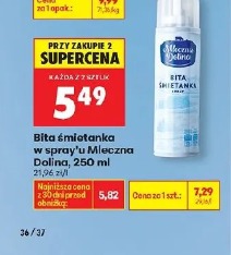 Bita śmietanka w spray'u Mleczna Dolina