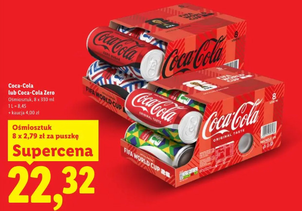 Coca-Cola lub Coca-Cola Zero