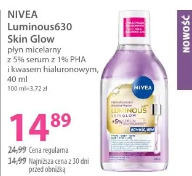 Nivea Luminous630 Skin Glow płyn micelarny