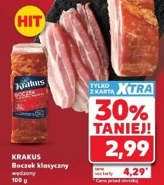 Krakus Boczek klasyczny wędzony