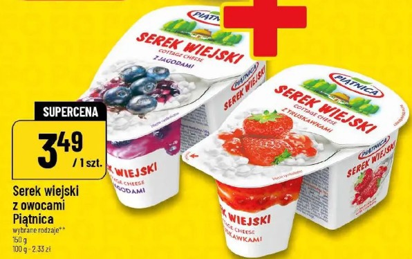 Serek wiejski z owocami Piątnica