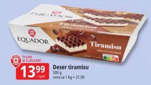 Deser tiramisu Equador