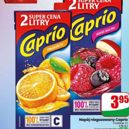 Napój niegazowany Caprio