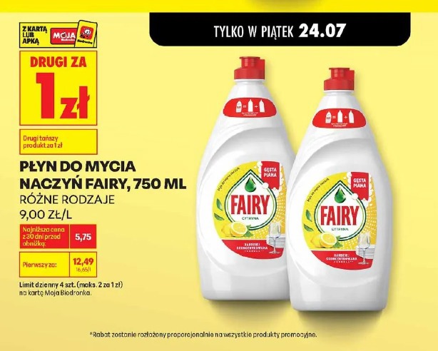Płyn do mycia naczyń Fairy, 750 ml