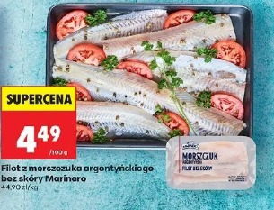 Filet z morszczuka argentyńskiego bez skóry Marinero