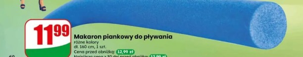 Makaron piankowy do pływania