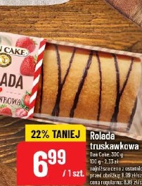 Rolada truskawkowa Dan Cake