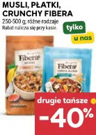 Musli, płatki, crunchy Fibera