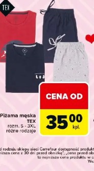 Piżama męska TEX