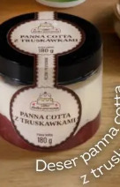 Deser panna cotta z truskawkami