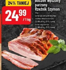Boczek wędzony parzony Rzeźnik Szymon