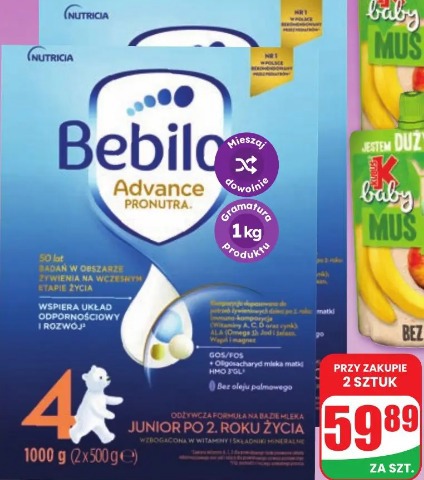 Mleko Bebilon Advance 2, 3, 4