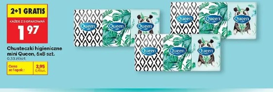 Queen chusteczki higieniczne mini