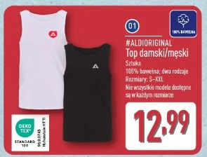 #Aldioriginal Top damski/męski
