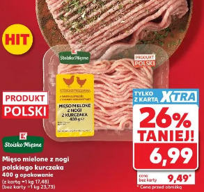 Mięso mielone z nogi polskiego kurczaka