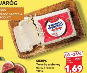 Sierpc Twaróg wyborczy tłusty, krajanka