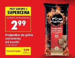 Podpałka do grilla naturalna, 64 kostki