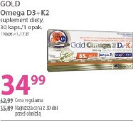Gold Omega D3+K2 suplement diety