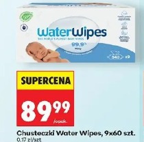 Chusteczki Water Wipes, 9x60 szt.