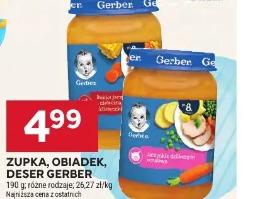 Zupka, obiadek, deser Gerber