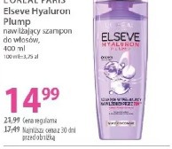 L'Oréal Paris Elseve Hyaluron Plump nawilżający szampon do włosów
