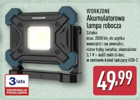 Workzone Akumulatorowa lampa robocza
