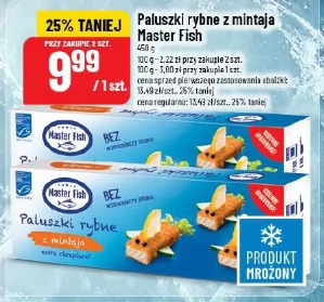 Paluszki rybne z mintaja Master Fish