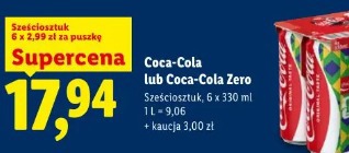 Coca-cola lub Coca-Cola Zero