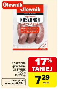 Kaszanka gryczana Olewnik