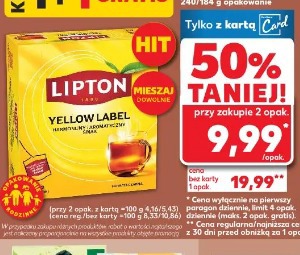 Lipton Yellow Label herbata czarna