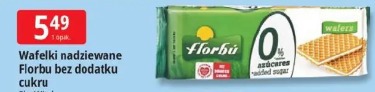Wafelki nadziewane Florbu bez dodatku cukru Eko Wital