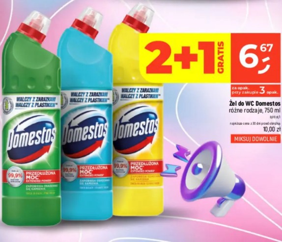 Żel do WC Domestos