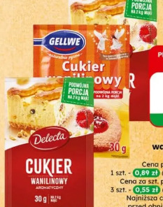 Cukier wanilinowy Gellwe