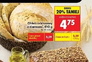 Chleb orkiszowy z ziarnami