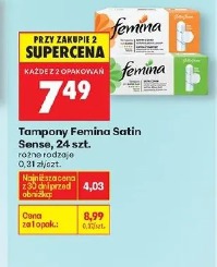 Tampony Femina Satin Sense, 24 szt.